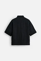 SEERSUCKER PLAID SHIRT
