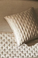 PLAIN THROW PILLOW COVER WITH KNOTS