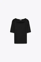 SQUARE NECK SHIRT