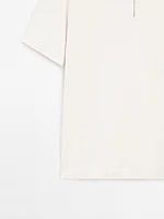 100% cotton short sleeve polo shirt