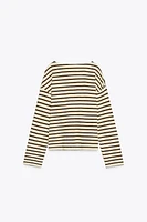 STRIPED LONG SLEEVE T-SHIRT