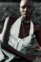 GILET HALTER NŒUD
