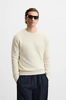 BASIC PURL KNIT SWEATER