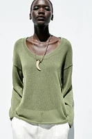 RUSTIC KNIT SWEATER