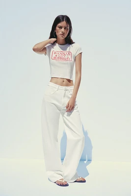 TRF HIGH-RISE CURVE JEANS