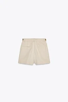 PLEATED BERMUDA SHORTS ZW COLLECTION