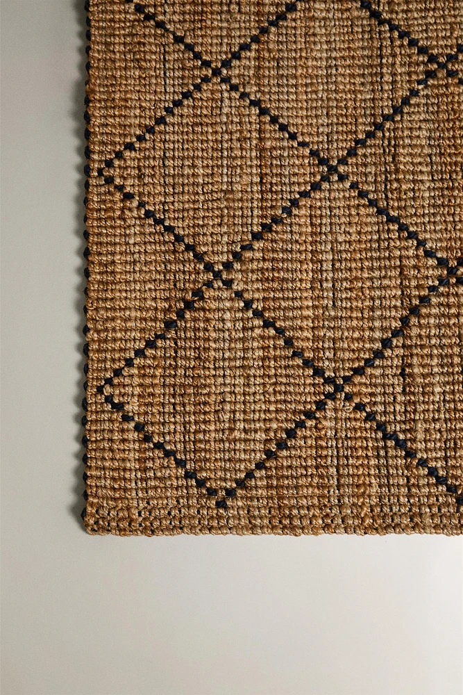 DIAMOND PRINT AREA RUG