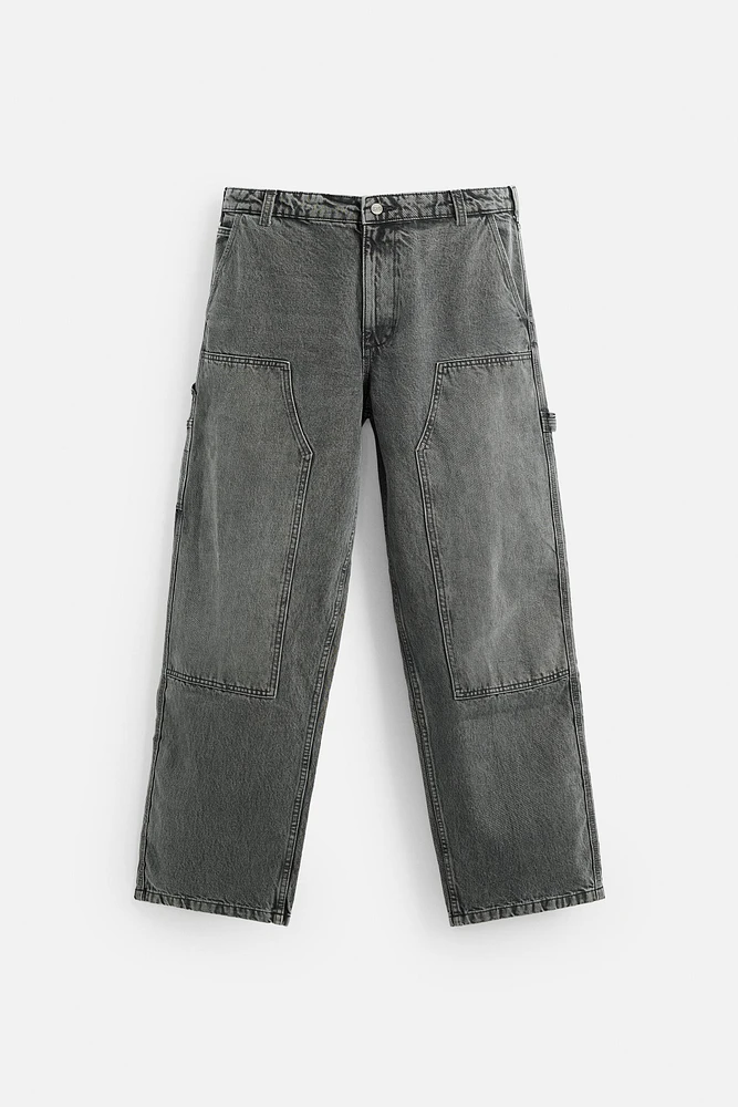 PANTALON DÉLAVÉ AVEC POCHE CARPENTER