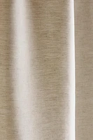 TRANSLUCENT LINEN SHOWER CURTAIN