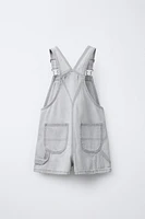 SALOPETTE SHORT EN DENIM