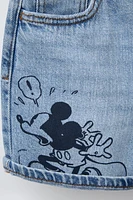 BERMUDA EN DENIM MICKEY MOUSE © DISNEY