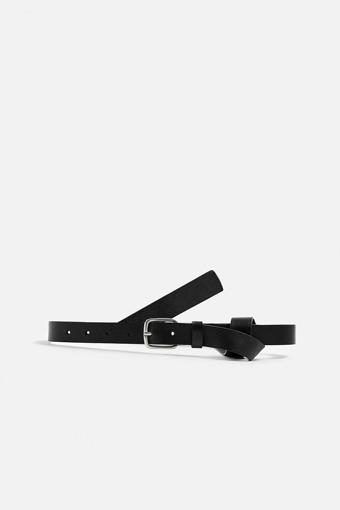 LONG LEATHER BELT