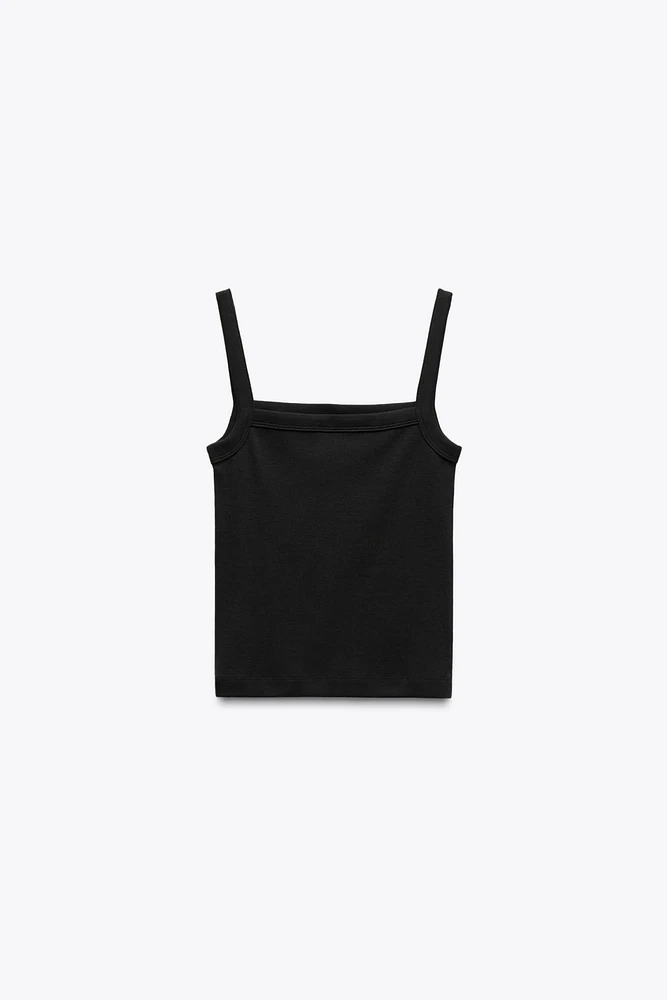 SQUARE NECK SHIRT