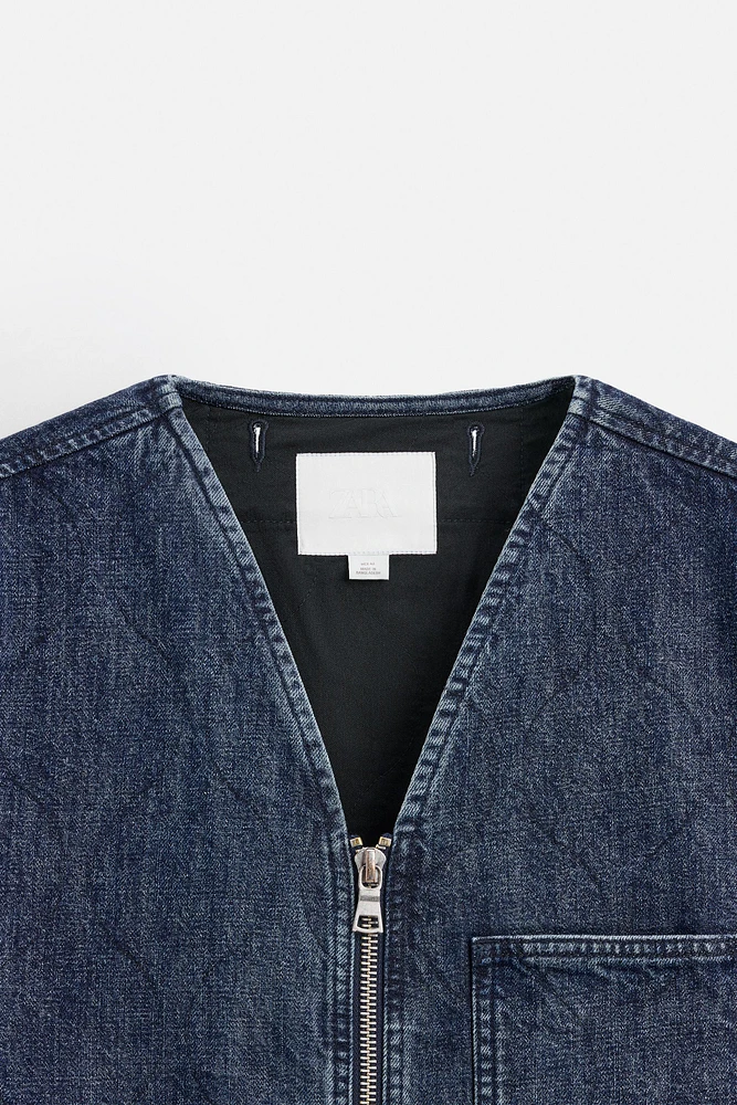 VESTE EN DENIM À POCHES