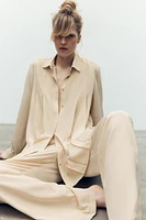 CHEMISE VISCOSE 100 % PLIS