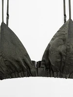 Soutien-gorge triangle satiné élastique - STUDIO