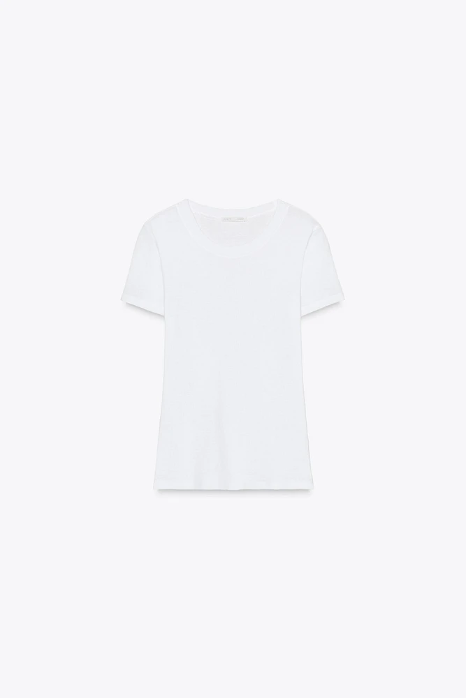 SHORT SLEEVE COTTON T-SHIRT