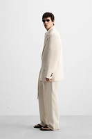 PLEATED SUIT PANTS