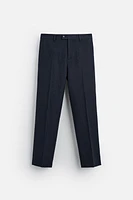 TEXTURED SUIT PANTS