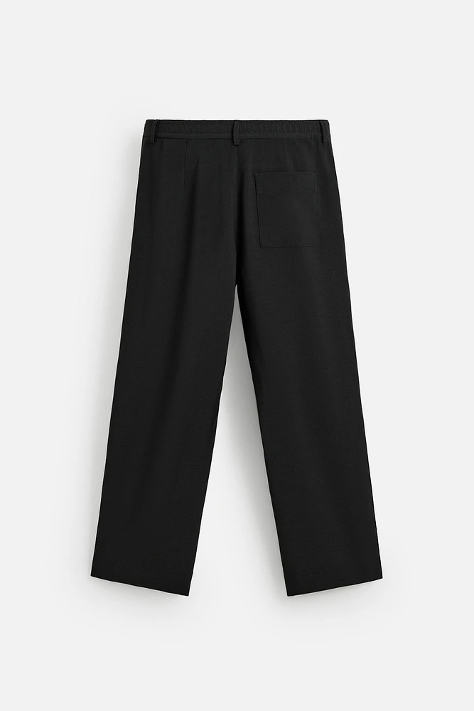 REGULAR FIT SUIT PANTS