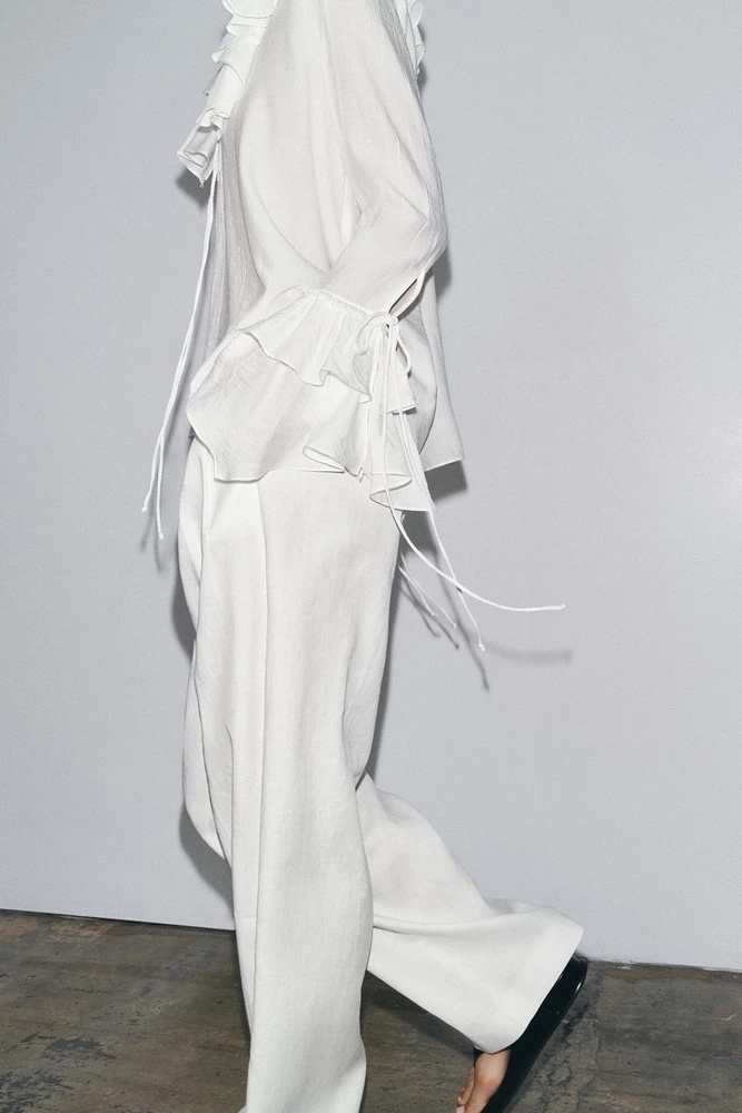 ZW COLLECTION RUFFLED SHIRT