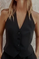HALTER TIE TOP VEST