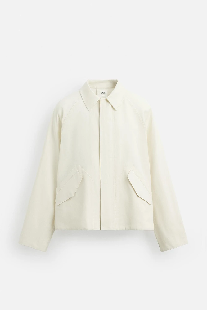 BLOUSON COTON - LIN ÉDITION LIMITÉE