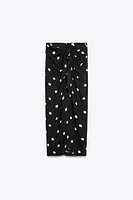 ZW COLLECTION POLKA DOT MIDI SKIRT