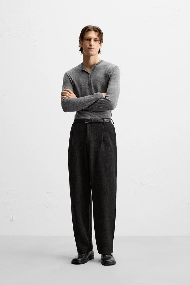 VISCOSE - WOOL SUIT PANTS