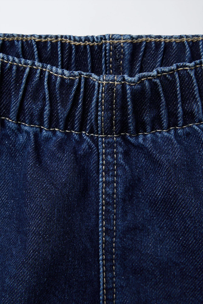 SHORT EN DENIM AVEC NŒUDS