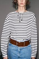 STRIPED LONG SLEEVE T-SHIRT