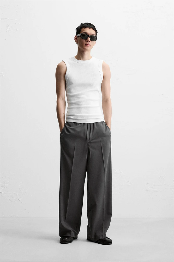 PANTALON RELAXED FIT BANDE