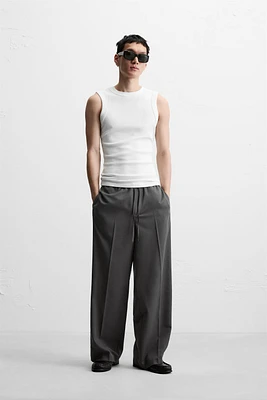 PANTALON RELAXED FIT BANDE