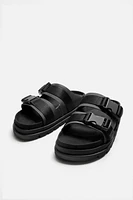 DOUBLE STRAP CHUNKY SANDALS