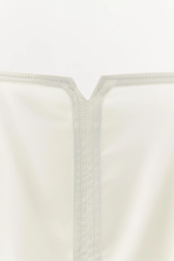SATIN EFFECT TANK TOP