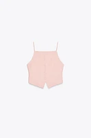 TOP GILET BOUTONS