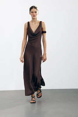 ROBE LONGUE SATINÉE ZW COLLECTION