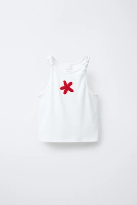STAR KNOT RIB TOP