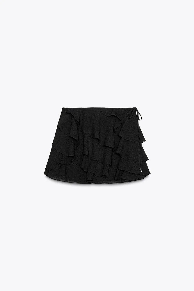 RUFFLED SKORT