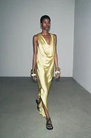 ROBE FLUIDE SATINÉE ZW COLLECTION