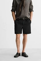 LINEN-COTTON REGULAR FIT SHORTS LIMITED EDITION
