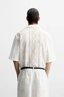 CHEMISE BRODERIE AJOURÉE