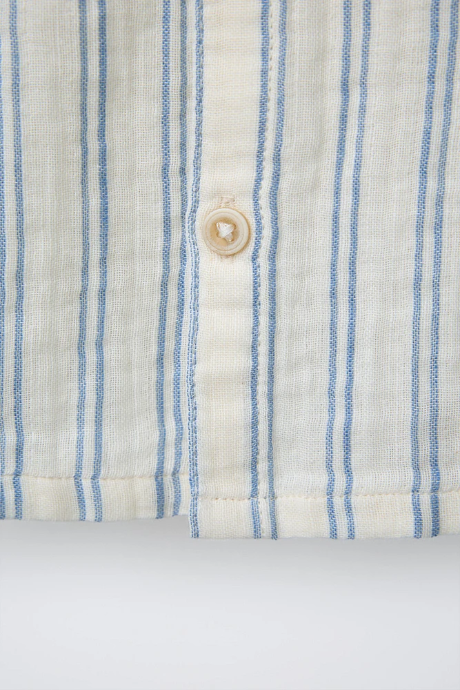 STRIPED TEXTURED SHIRT