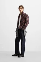 FLORAL JACQUARD JACKET