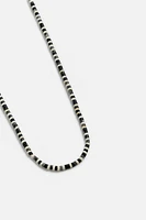 BEADED STONE NECKLACE