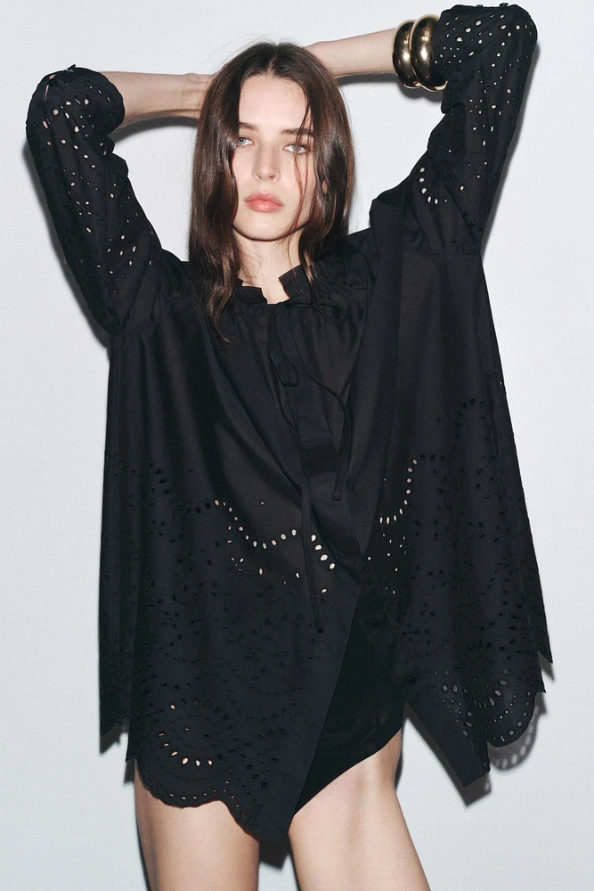 ZW COLLECTION EMBROIDERED BLOUSE