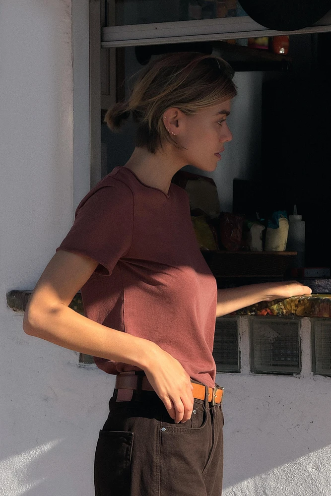 WASHED SHORT SLEEVE T-SHIRT
