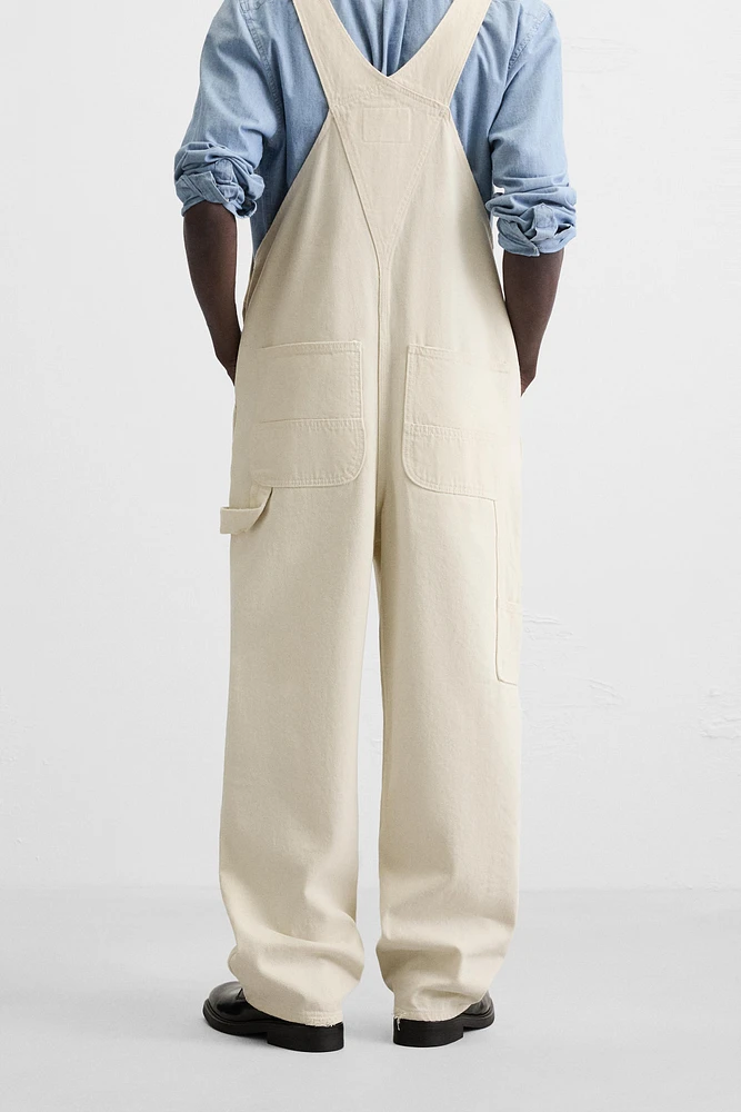SALOPETTE EN DENIM POCHE DE CHARPENTIER