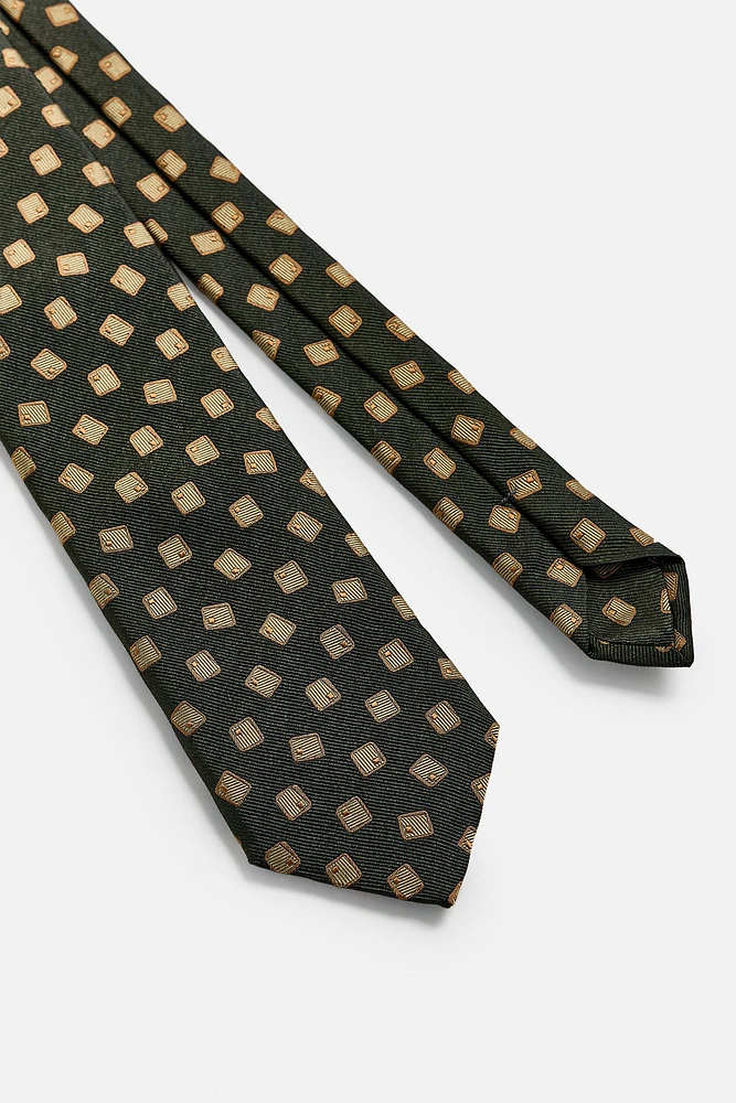 SILK JACQUARD TIE