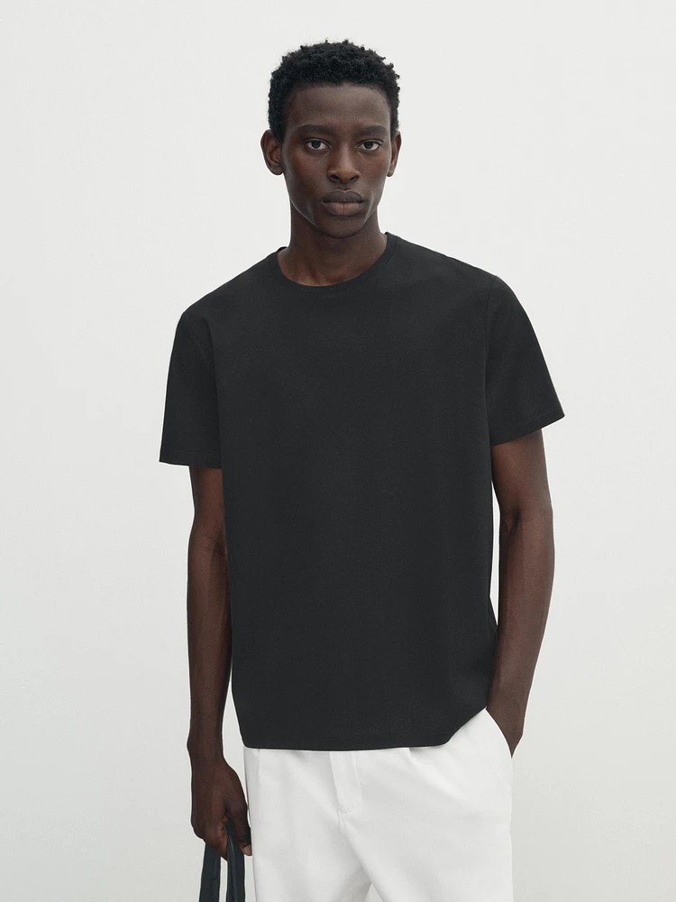 100% mercerised cotton T-shirt